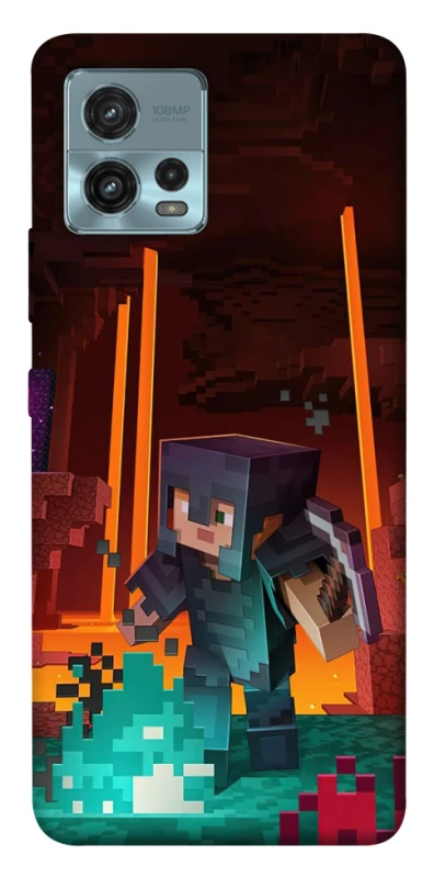 Чохол на Motorola Moto G72 Minecraft game adventure фото 1 з 1