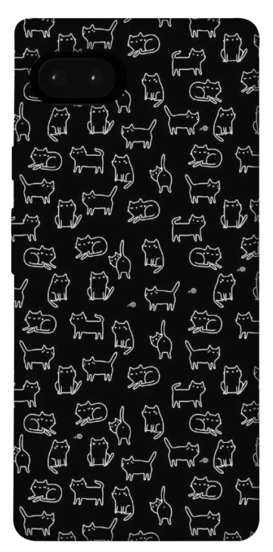 Чохол на Google Pixel 7a Black Cats фото 1 з 1