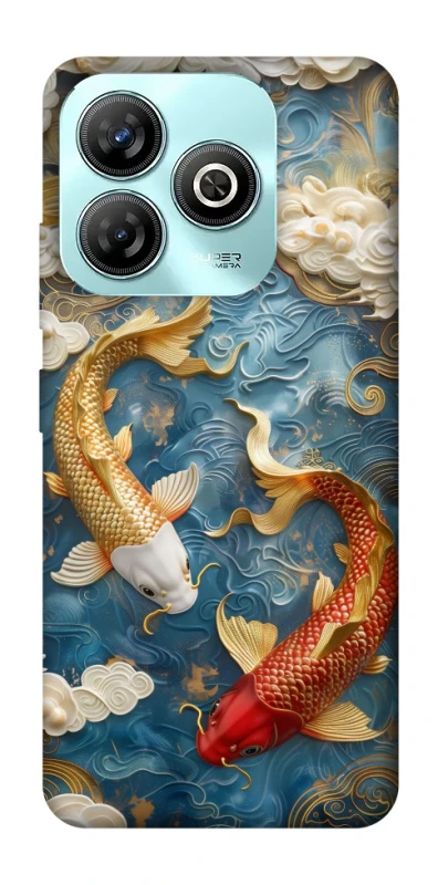 Чехол на ZTE Blade A75 4G Koi carp фото 1 из 1
