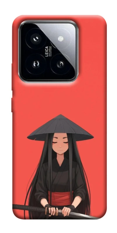 Чохол на Xiaomi 14 Pro Red samurai фото 1 з 1