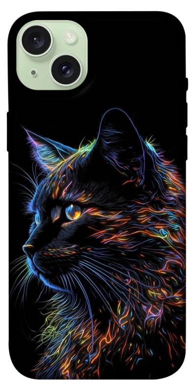 Чохол на Apple iPhone 15 Plus (6.7") Чорний кіт фото 1 з 1