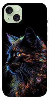 Чохол на Apple iPhone 15 Plus (6.7") Чорний кіт фото 1 з 1