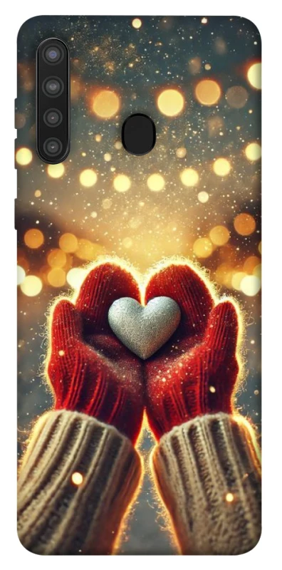 Чехол на Samsung Galaxy A21 Heart in hand фото 1 из 1
