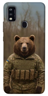 Чехол на ZTE Blade A51 Медведь защитник фото 1 из 1