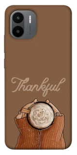 Чохол на Xiaomi Redmi A1+ / Poco C50 / A2+ Thankful coffee фото 1 з 1