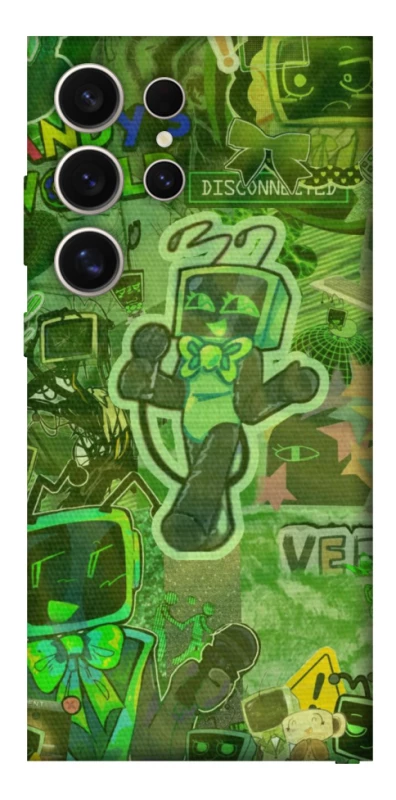 Чехол на Samsung Galaxy S25 Ultra Dandysworld tv green theme фото 1 из 1