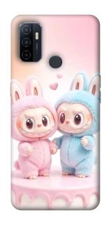 Чохол на Oppo A53 / A32 / A33 Labubu Twins фото 1 Чохол на Oppo A53 / A32 / A33 Labubu Twins фото 1 з 1