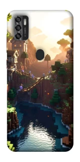 Чехол на ZTE Blade A7s (2020) Minecraft sunset фото 1 из 1