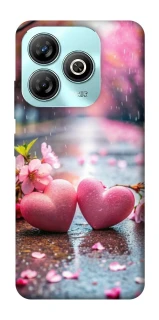 Чохол на ZTE Blade A75 4G Pink heart фото 1 з 1