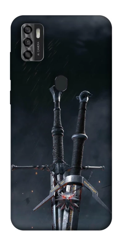 Чехол на ZTE Blade A7s (2020) Мечи Ведьмака фото 1 из 1