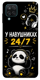 Чохол на Samsung Galaxy M12 У навушниках 24/7 фото 1 з 1