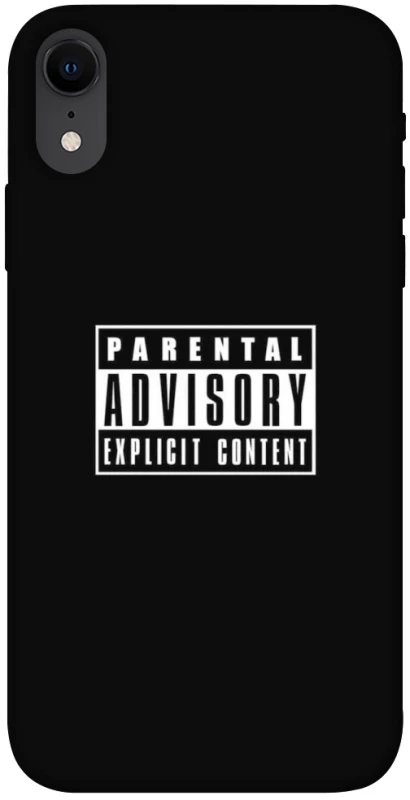 Чохол на Apple iPhone XR (6.1") Parental Advisory Label фото 1 Чохол на Apple iPhone XR (6.1") Parental Advisory Label фото 1 з 1