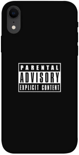 Чохол на Apple iPhone XR (6.1") Parental Advisory Label фото 1 Чохол на Apple iPhone XR (6.1") Parental Advisory Label фото 1 з 1