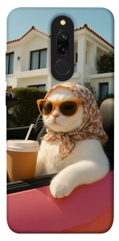 Чохол на Xiaomi Redmi 8 Stylish Cat Cruise фото 1 з 1