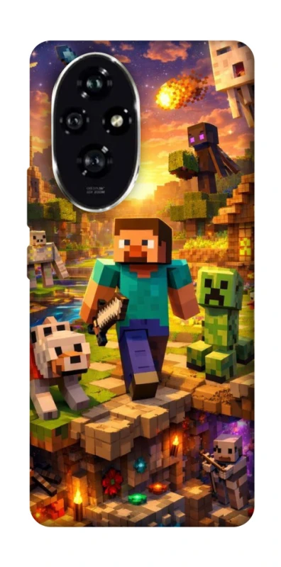 Чохол на Honor 200 Minecraft v6 фото 1 з 1