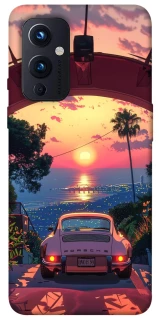 Чехол на OnePlus 9 Porsche at sunset фото 1 из 1