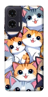 Чохол на Motorola Moto G35 Cute Cat v2 фото 1 з 1
