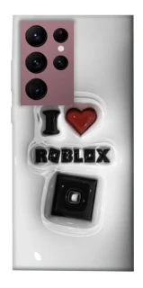 Чохол на Samsung Galaxy S22 Ultra I love Roblox фото 1 з 1