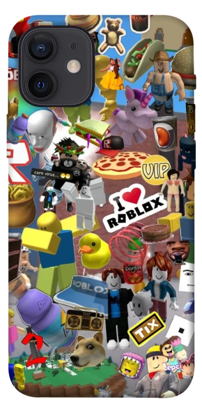 Чохол на Apple iPhone 12 (6.1") Roblox collage ver.5 фото 1 з 1