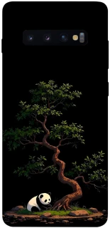 Чохол на Samsung Galaxy S10+ Panda and tree фото 1 з 1