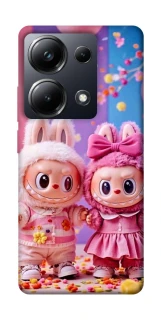 Чехол на Xiaomi Poco M6 Pro 4G Labubu twins ver.2 фото 1 из 1