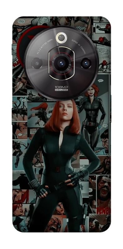 Чохол на ZTE Nubia Focus Pro Black Widow фото 1 з 1