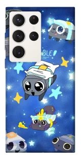 Чехол на Samsung Galaxy S23 Ultra Pebble kitten stars фото 1 из 1
