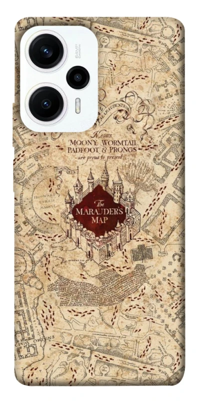 Чохол на Xiaomi Poco F5 / Note 12 Turbo Harry Potter Marauder's Map фото 1 з 1