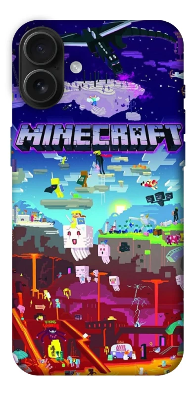 Чехол на Apple iPhone 16 Plus Minecraft world фото 1 из 1