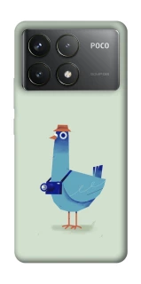 Чохол на Xiaomi Poco F6 Pro Голуб-детектив фото 1 з 1