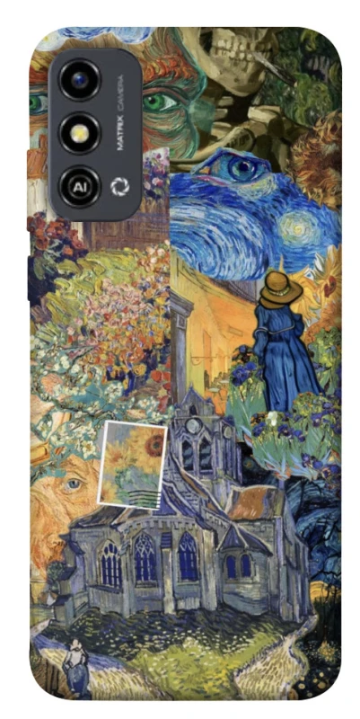 Чохол на ZTE Blade A53 Van Gogh collage фото 1 з 1