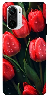 Чохол на Xiaomi Redmi K40 / K40 Pro / K40 Pro+ / Poco F3 Червоні тюльпани фото 1 Чохол на Xiaomi Redmi K40 / K40 Pro / K40 Pro+ / Poco F3 Червоні тюльпани фото 1 з 1
