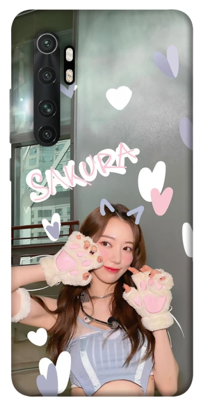 Чохол на Xiaomi Mi Note 10 Lite Sakura - LE SSERAFIM фото 1 з 1