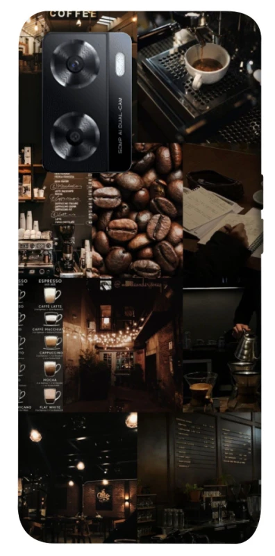 Чохол на Oppo A57s Coffee collage ver.1 фото 1 з 1