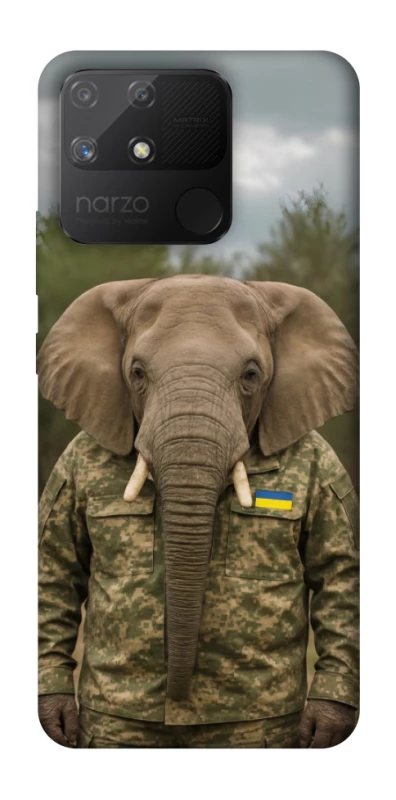 Чохол на Realme Narzo 50A Слон захисник фото 1 з 1