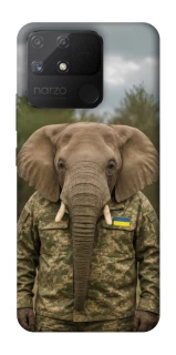 Чехол на Realme Narzo 50A Слон защитник фото 1 из 1
