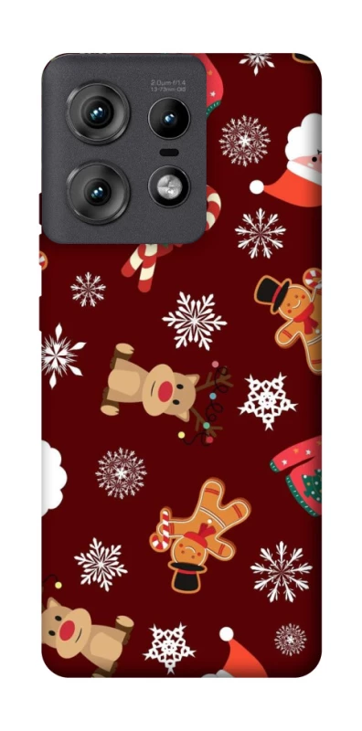 Чехол на Motorola Edge 50 Pro Новогодний v6 фото 1 из 1