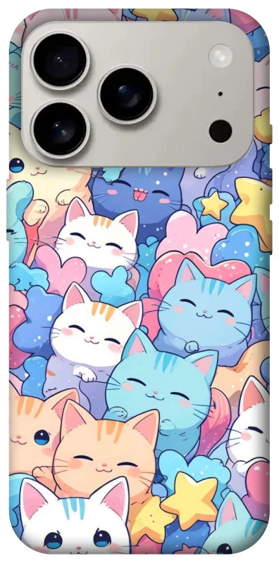Чехол на Apple iPhone 17 Pro (6.3") Funny Kittens ver.3 фото 1 из 1