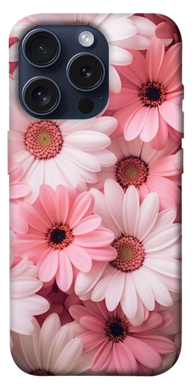 Чехол на Apple iPhone 15 Pro (6.1") Розовые цветы v2 фото 1 из 1