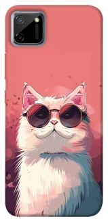 Чехол на Realme C11 Сat with glasses фото 1 из 1