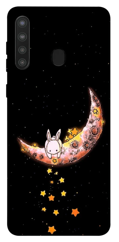 Чохол на Samsung Galaxy A21 Moon rabbit фото 1 з 1