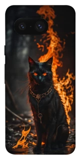 Чехол на Google Pixel 8 Огненный кот фото 1 из 1