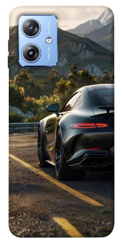 Чохол на Motorola Moto G84 Car in the mountains фото 1 з 1