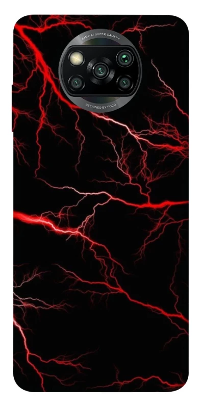 Чехол на Xiaomi Poco X3 NFC / Poco X3 Pro Красная молния фото 1 из 1