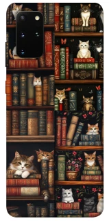 Чехол на Samsung Galaxy S20+ Cats & Books фото 1 из 1