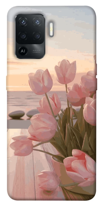 Чохол на Oppo Reno 5 Lite Morning Flowers zon фото 1 з 1