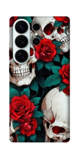 Чехол на Samsung Galaxy S26 skull and rose фото 1 из 1
