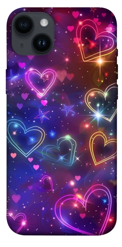 Чохол на Apple iPhone 14 Plus (6.7") Drawn hearts фото 1 з 1