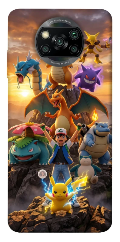 Чехол на Xiaomi Poco X3 NFC / Poco X3 Pro Pokemon фото 1 из 1