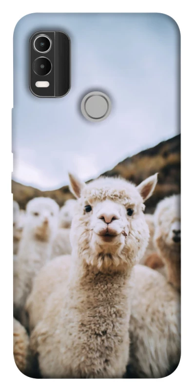 Чехол на Nokia C21 Plus Лама фото 1 из 1